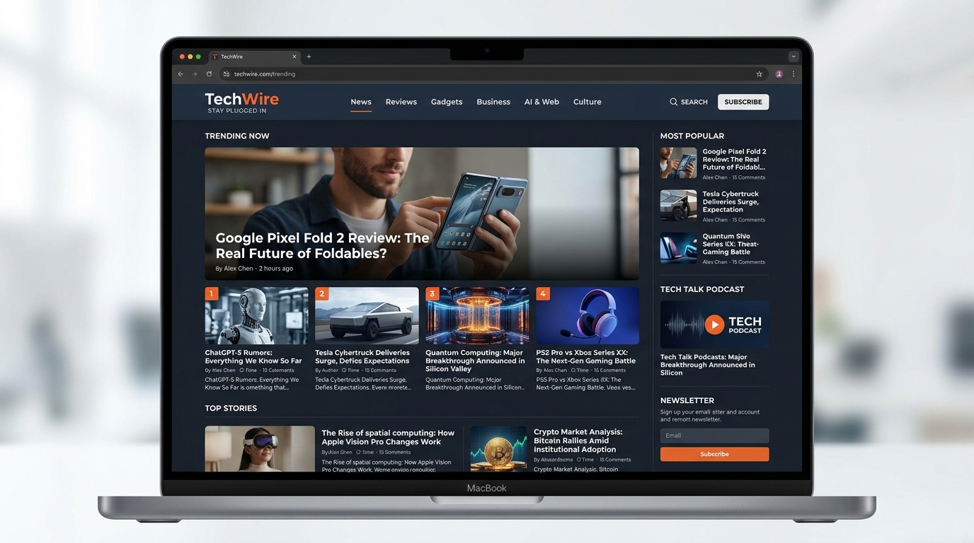 Tech Wire Website