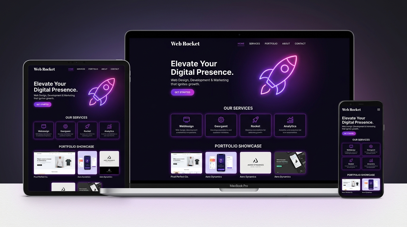 Web Rocket Agency Website